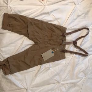 Zara baby boy overall suspenders pants